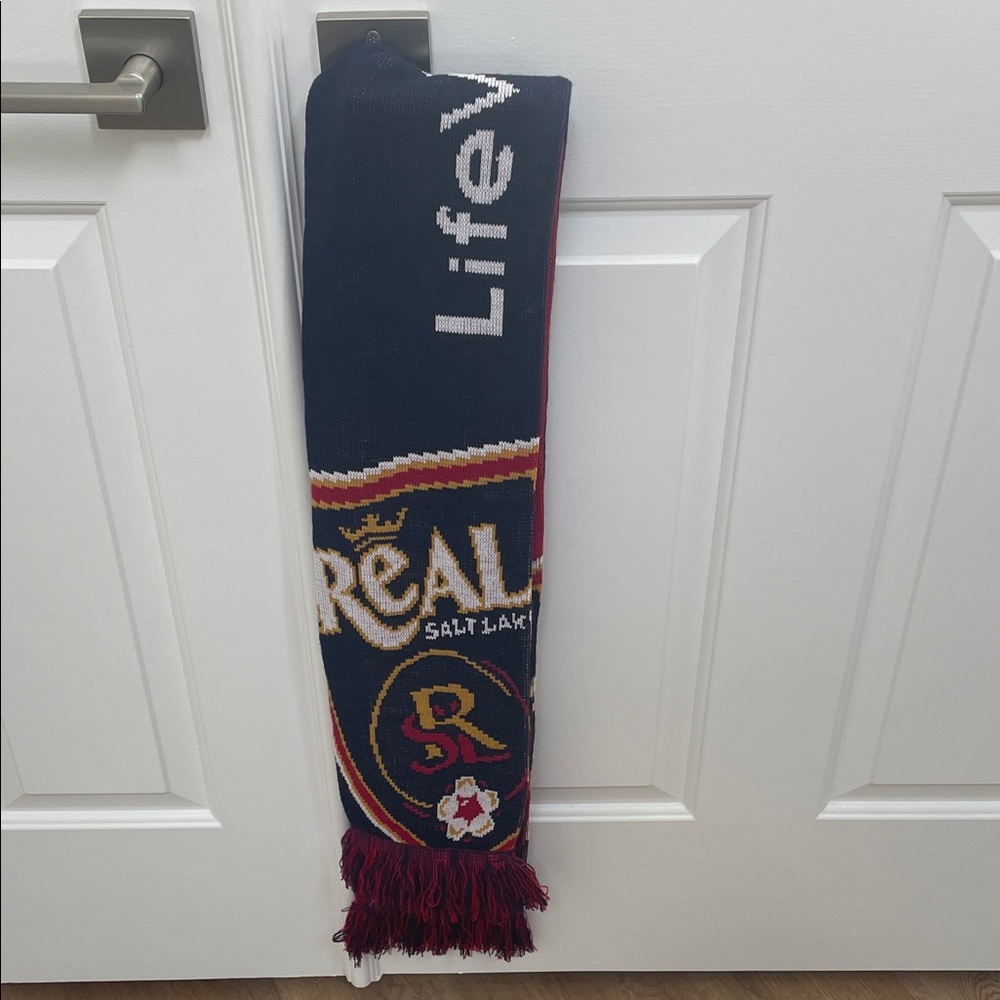 Real Salt Lake Soccer fringed scarf